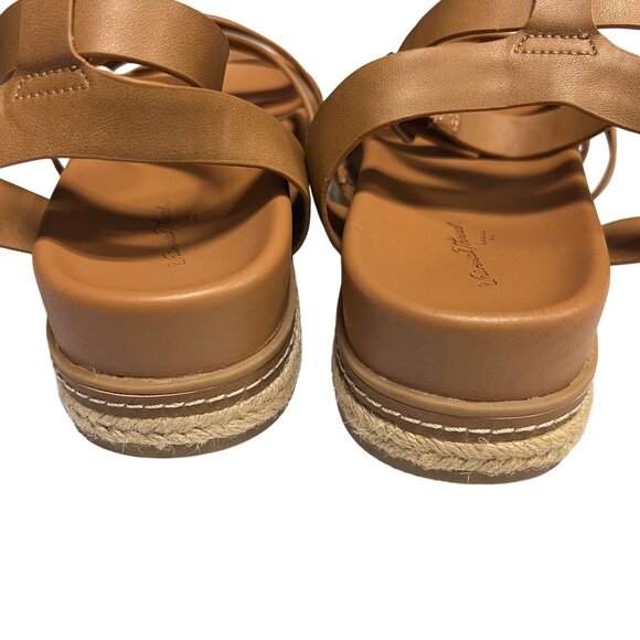 Universal Thread Women's Tanna Platform Sandals Brown Size 7 - Picture 5 of 5